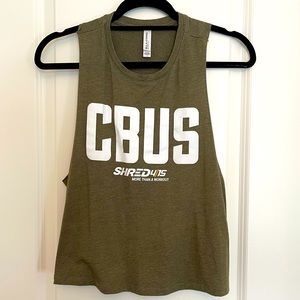 Cropped CBUS Racerback Tank